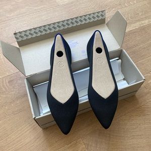 NEW Rothy’s Black Ballet Flats - The Point Size 8